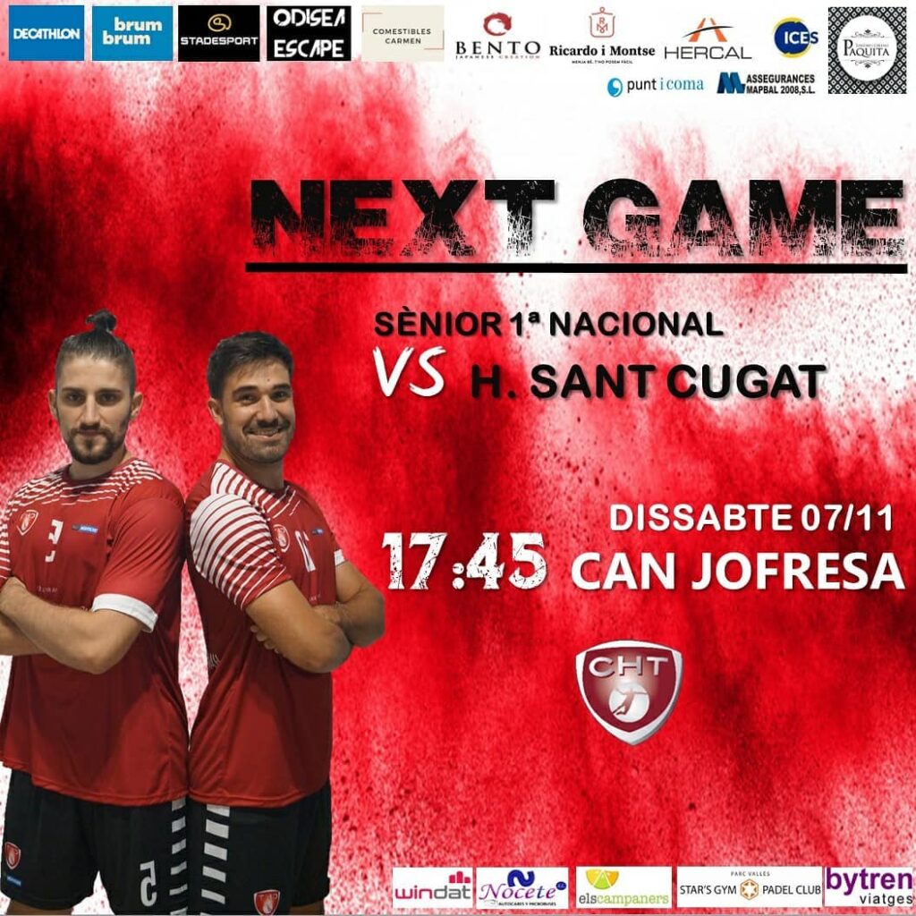 6 Jornada 1ª Nacional handbol Terrassa VS Sant Cugat