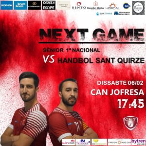 1 nacional Handbol terrassa VS Handbol Sant Quirze