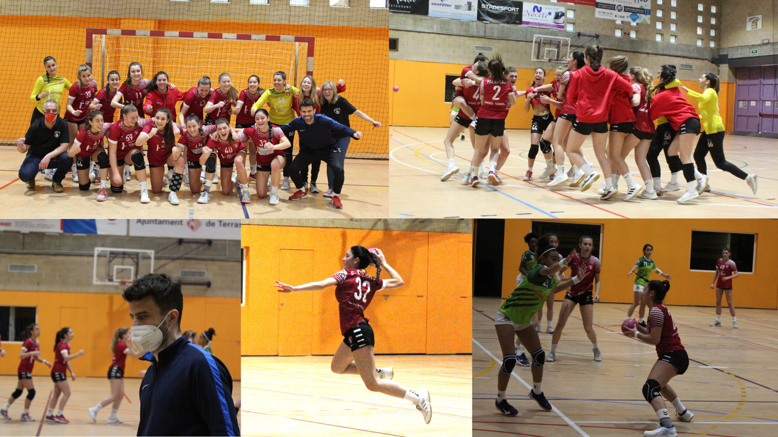 Cadet femeni vermell CLUB HANDBOL TERRASSA